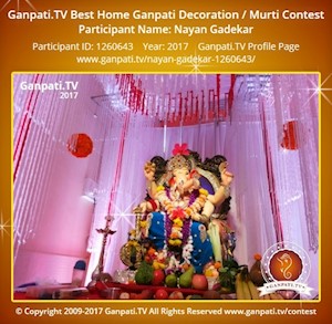 Nayan Gadekar Home Ganpati Picture