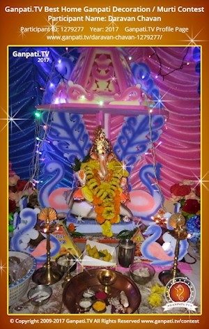 Daravan Chavan Home Ganpati Picture