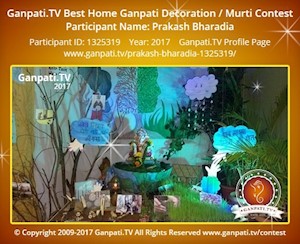 Prakash Bharadia Home Ganpati Picture