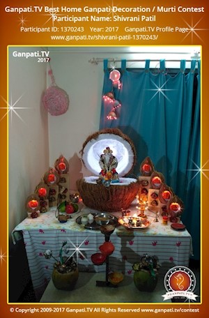 Shivrani Patil Home Ganpati Picture