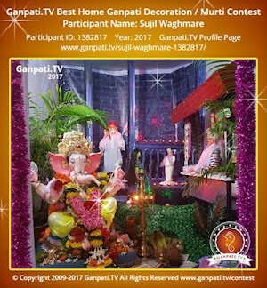 Sujil Waghmare Home Ganpati Picture