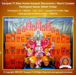 Nilesh Potdar Home Ganpati Picture