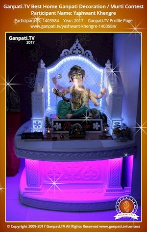 Yashwant Khengre Home Ganpati Picture