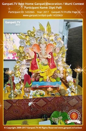 Dipti Palli Home Ganpati Picture