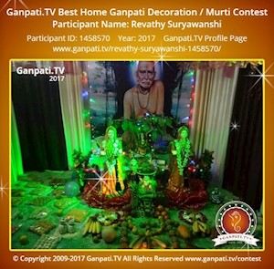 Revathy Suryawanshi Home Ganpati Picture