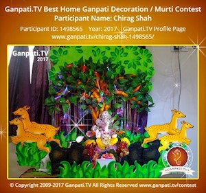 Chirag Shah Home Ganpati Picture