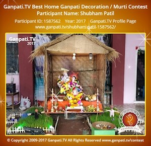 Shubham Patil Home Ganpati Picture