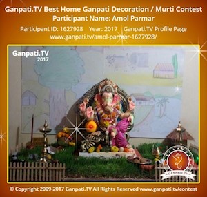 Amol Parmar Home Ganpati Picture