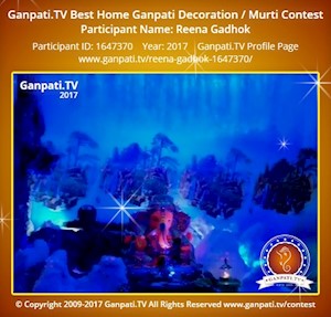 Reena Gadhok Home Ganpati Picture