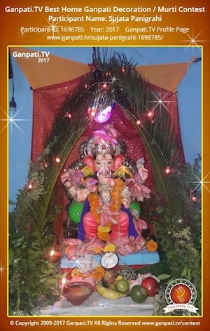 Sujata Panigrahi Home Ganpati Picture