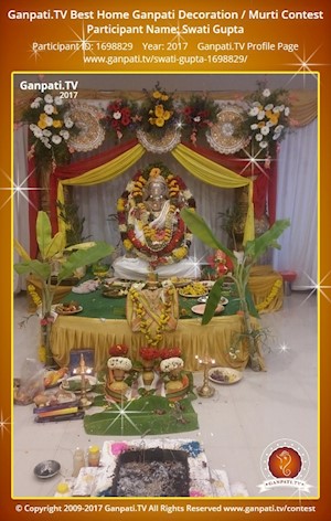 Swati Gupta Home Ganpati Picture