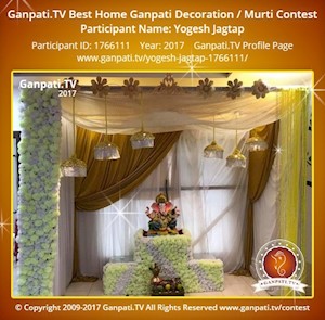 Yogesh Jagtap Home Ganpati Picture