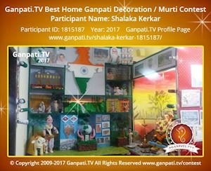 Shalaka Kerkar Home Ganpati Picture