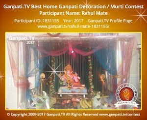 Rahul Mate Home Ganpati Picture