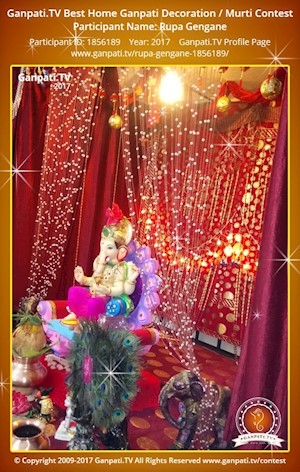 Rupa Gengane Home Ganpati Picture