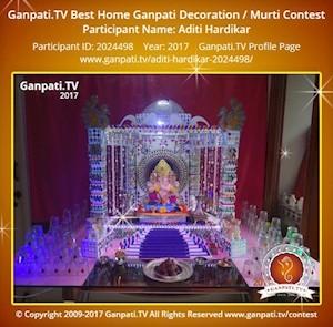 Aditi Hardikar Home Ganpati Picture