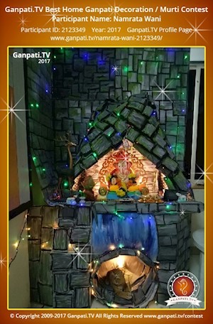 Namrata Wani Home Ganpati Picture