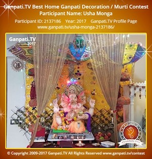 Usha Monga Home Ganpati Picture