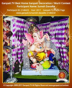 Suresh Davadte Home Ganpati Picture