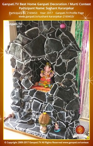 Sushant Karanjekar Home Ganpati Picture