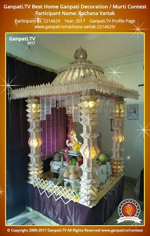 Rachana Vartak Home Ganpati Picture