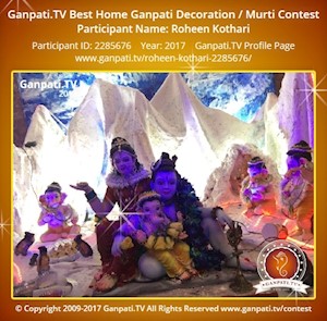 Roheen Kothari Home Ganpati Picture