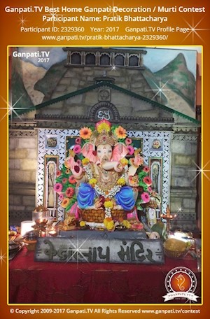 Pratik Bhattacharya Home Ganpati Picture