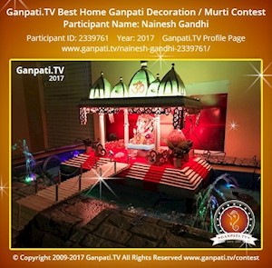 Nainesh Gandhi Home Ganpati Picture