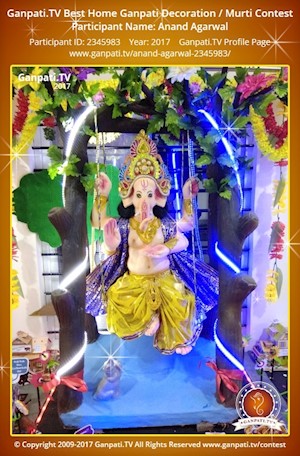 Anand Agarwal Home Ganpati Picture