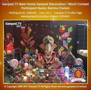 Rachna Chatani Home Ganpati Picture