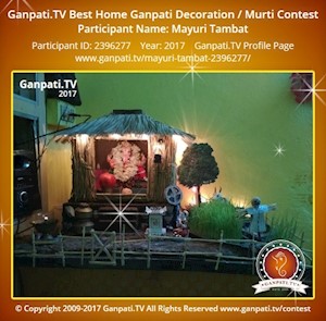 Mayuri Tambat Home Ganpati Picture