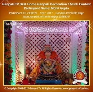 Mohit Gupta Home Ganpati Picture