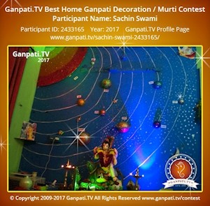 Sachin Swami Home Ganpati Picture