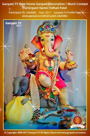 Vidhati Patel Home Ganpati Picture