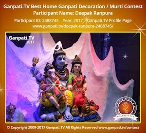 Deepak Ranpura Home Ganpati Picture