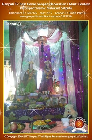 Nishikant Satpute Home Ganpati Picture