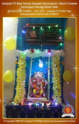 Vishal Totla Home Ganpati Picture