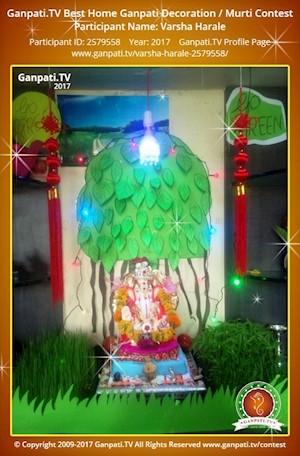 Varsha Harale Home Ganpati Picture
