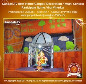 Viraj Vinerkar Home Ganpati Picture