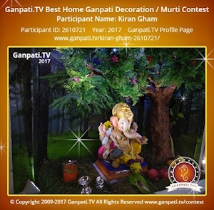 Kiran Gham Home Ganpati Picture