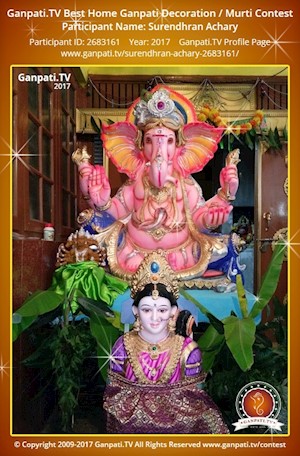 Surendhran Achary Home Ganpati Picture