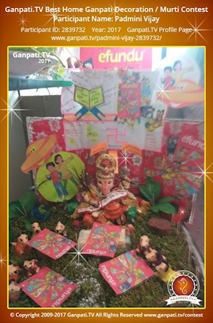 Padmini Vijay Home Ganpati Picture