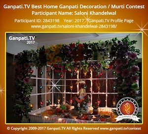 Saloni Khandelwal Home Ganpati Picture