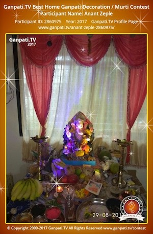 Anant Zeple Home Ganpati Picture