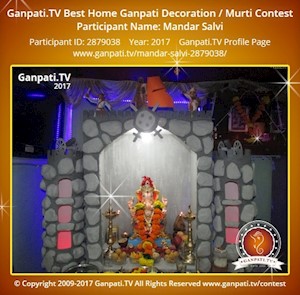 Mandar Salvi Home Ganpati Picture