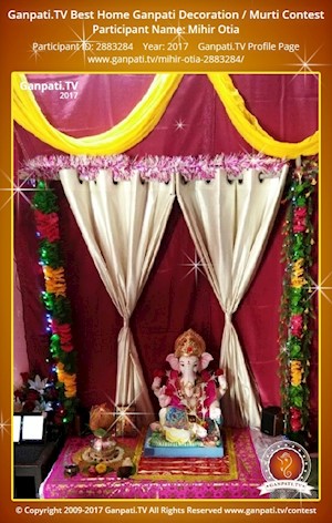 Mihir Otia Home Ganpati Picture