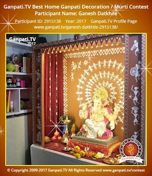 Ganesh Datkhile Home Ganpati Picture