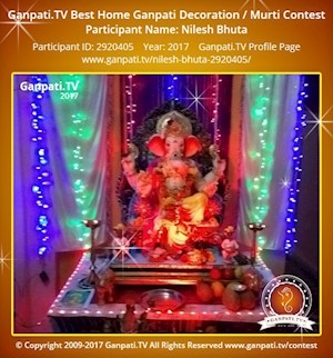 Nilesh Bhuta Home Ganpati Picture