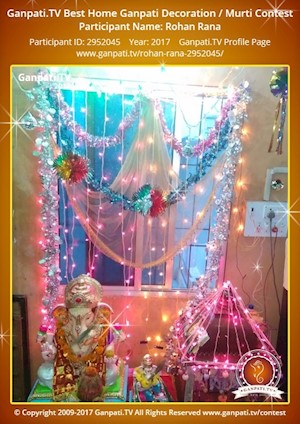 Rohan Rana Home Ganpati Picture