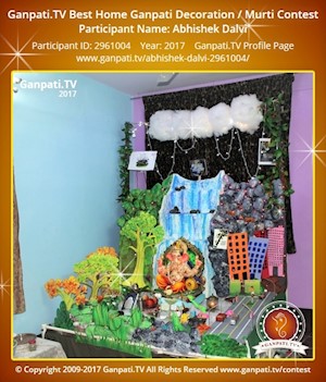 Abhishek Dalvi Home Ganpati Picture